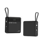 Small Portable Charger with Built in Cable, 10000mAh Smart LED Display Mini Power Bank