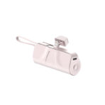 Small Portable Charger 5000mAh with Lightning & USB C,Mini Battery Pack Fast Charging 22.5W,Built-in Type-C Cable