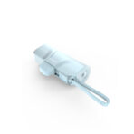 Small Portable Charger 5000mAh with Lightning & USB C,Mini Battery Pack Fast Charging 22.5W,Built-in Type-C Cable