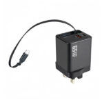 65W USB-C Compact GaN A+C Dual Port Portable Adapter