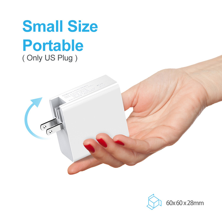 65W Charger Type C for EU plug US plug PD QC3.0 Fast Charger