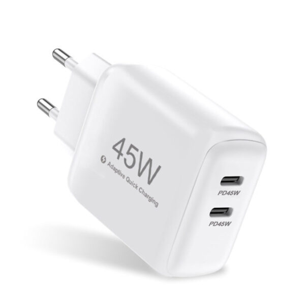 PD45W Dual USB-C Fast Charger